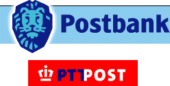 Postkantoren BV, een gezamenlijke onderneming van PTT Post en de Postbank.