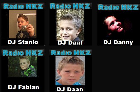 De DJ's van Radio HKZ