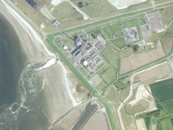 Satellietfoto kerncentrale