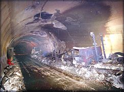 Mont-Blanc tunnelbrand kostte 30 mensen het leven.